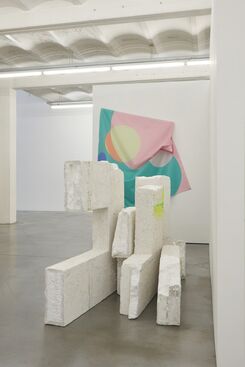 Rags on Buildings, installation view