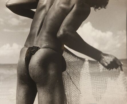 Lionel Wendt, ‘Untitled (Fisherman with net)’, ca. 1935