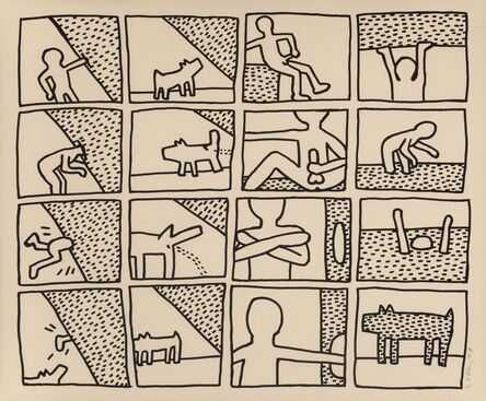 Keith Haring, ‘Blueprint Drawings 11’, 1990