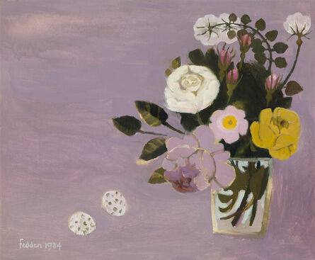 Mary Fedden, ‘Still life with flowers’, 1984