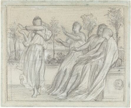 Frederic Leighton, ‘Study for "Greek Girl Dancing"’, ca. 1867
