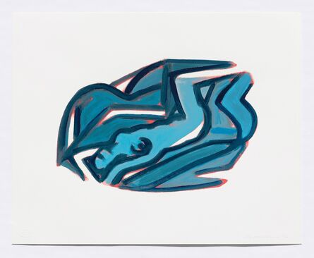 Tom Wesselmann, ‘Blue Nude #5’, 2002