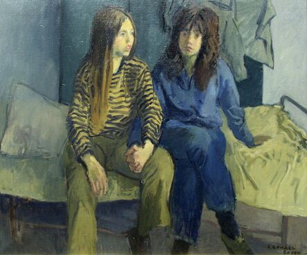 Raphael Soyer, ‘Elizabeth and Marcia’, ca. 1960