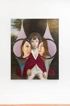Manuel Axel Strain, ‘Cutting through a sickly white child to show my niece and my sister’, 2022