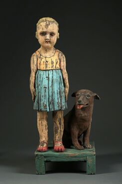 Margaret Keelan, ‘Pose with Dog’