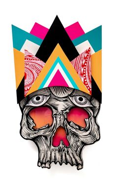 Dennis McNett, ‘Good Medicine: Pissed Off Skull’, 2018