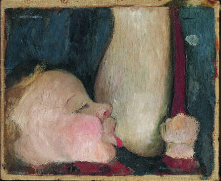 Paula Modersohn-Becker, ‘Säugling an der Brust (Infant, Breastfeeding)’, c. 1904