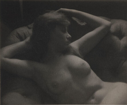 Paul Outerbridge, ‘Nude on Sofa’, 1922