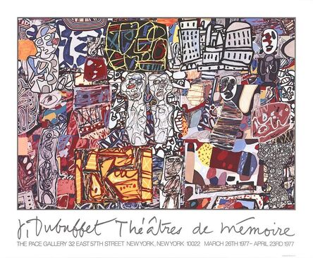Jean Dubuffet, ‘Theatre De Memoire’, 1977