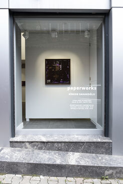 "paperworks" by Kirkor Sahakoglu, installation view
