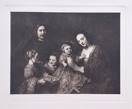 Rembrandt van Rijn, ‘Portrait de Famille’, ca. 1910
