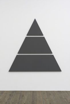 Alan Charlton, ‘Triangle Painting in 3 parts’, 2015