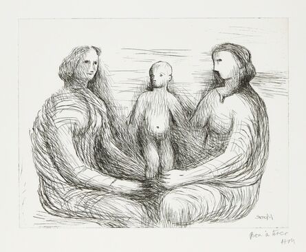 Henry Moore, ‘Mother and Child XXIX [Cramer 699]’, 1983