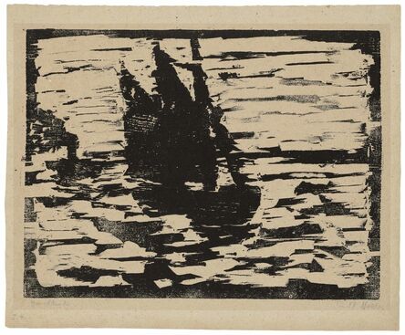 Emil Nolde, ‘Segelboot’, 1910