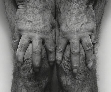 John Coplans, ‘Self Portrait, Hands Spread On Knees’, 1985
