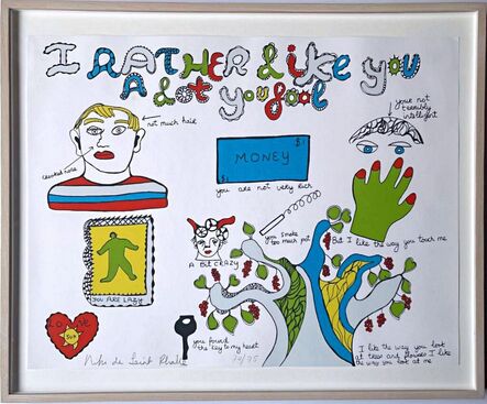 Niki de Saint Phalle, ‘I Rather Like You A Lot You Fool’, 1970