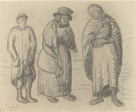 Ernst Barlach, ‘Three Figures’, 1913