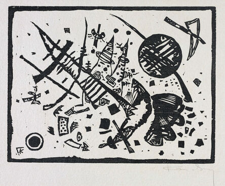 Wassily Kandinsky, ‘Holzschnitt für die Ganymed-Mappe (from Der Dritten Ganymed-Mappe)’, 1924