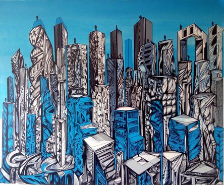 Marko Gavrilovic, ‘Blue City of Angels’, 2018