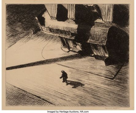 Edward Hopper, ‘Night Shadows’, 1921