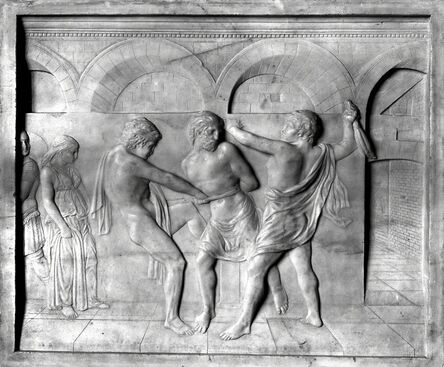 Donatello, ‘Geißelung Christi (Flagellation of Christ)’, ca. 1430