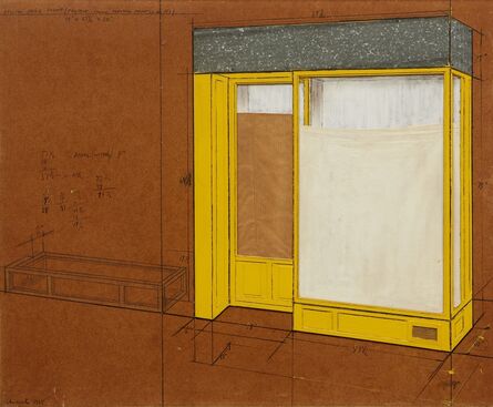 Christo and Jeanne-Claude, ‘Yellow Store Front (Project From Merkin Paint Co., Inc. NY)’, 1965