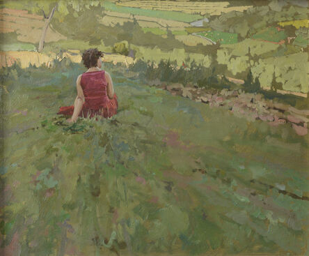 Daud Akhriev, ‘Kate in Her Fields’, 2022