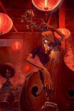 Justin Bua, ‘Bass Player’, 2012