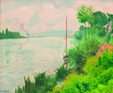 Albert Marquet, ‘Bords de Seine à Triel’, painted in 1931.