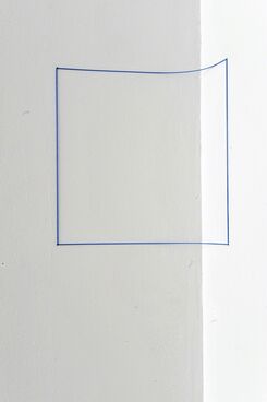 Fred Sandback, ‘Blue Day-glo Corner Piece’, 1968