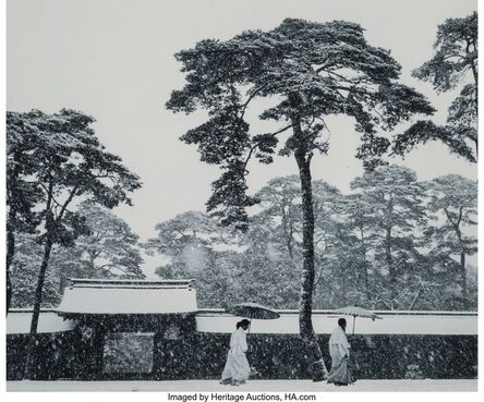 Werner Bischof, ‘Courtyard of the Meiji Shrine, Tokyo, Japan’, 1951-printed later