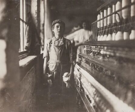 Lewis Wickes Hine, ‘Worker in cotton mill, Alabama’, 1910
