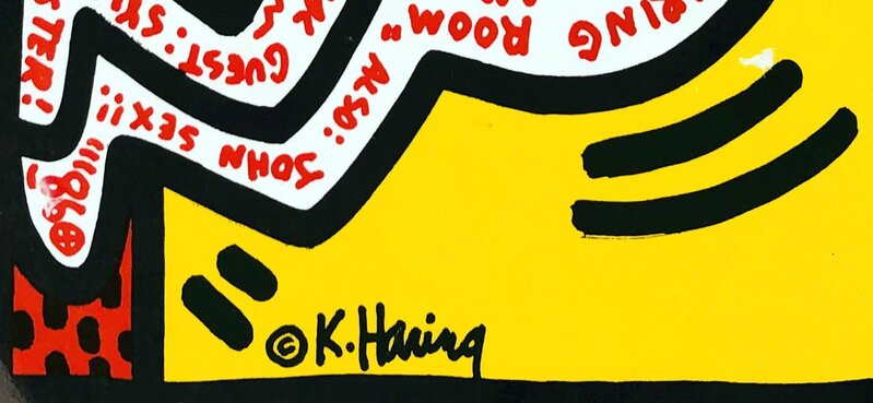 Keith Haring, ‘Keith Haring Club DV8 San Francisco ’, ca. 1987, Ephemera or Merchandise, Offset printed, Lot 180 Gallery