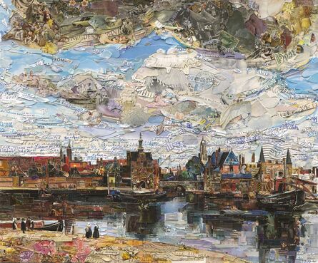 Vik Muniz, ‘View of Delft (Postcards from Nowhere)’, 2015