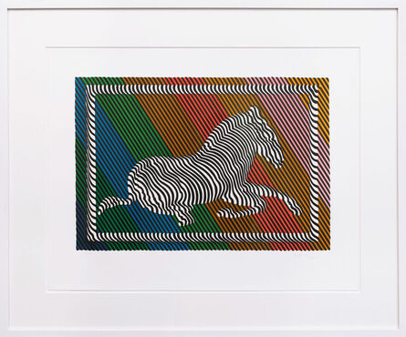 Victor Vasarely, ‘Zebra III’, 1984