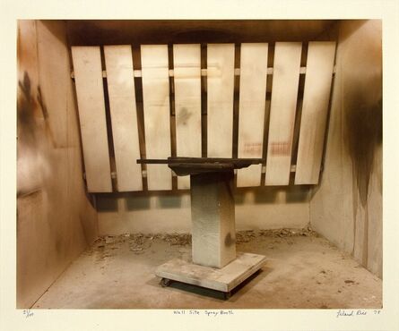 Leland Rice, ‘Wall Site Spray Booth  (Laub Studio), From the Wall Sites Series’, 1978