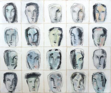 Bernhard Zimmer, ‘Faces 46’, 2014