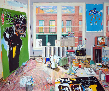 Damian Elwes, ‘Basquiat’s Studio’, 2022