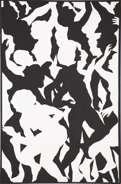 Raoul Hausmann, ‘Untitled (Black and White Figures)’, 1969