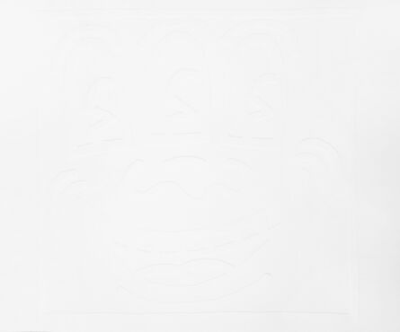 Keith Haring, ‘White Icons (E) - Three Eyed Man’, 1990