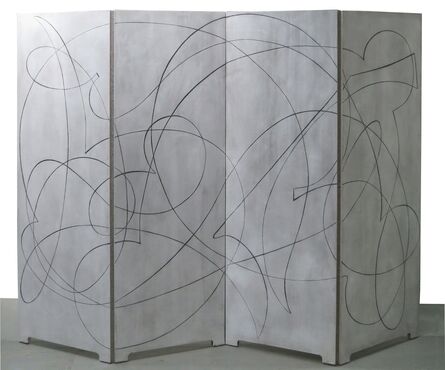 Elliott Puckette, ‘A double-sided folding screen in four panels’, 2014