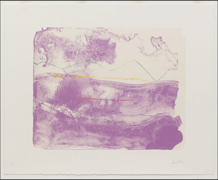 Helen Frankenthaler, ‘Lilac Sweep’, 2003-2006