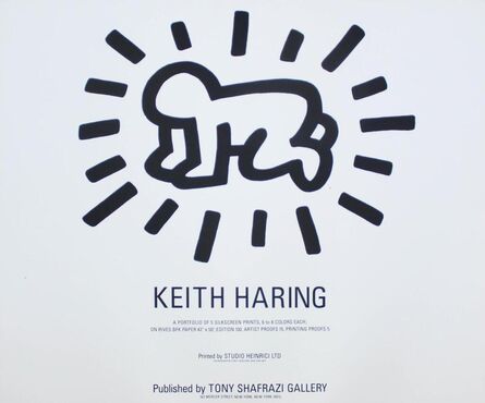 Keith Haring, ‘Cover Sheet from Fertility suite’, 1983