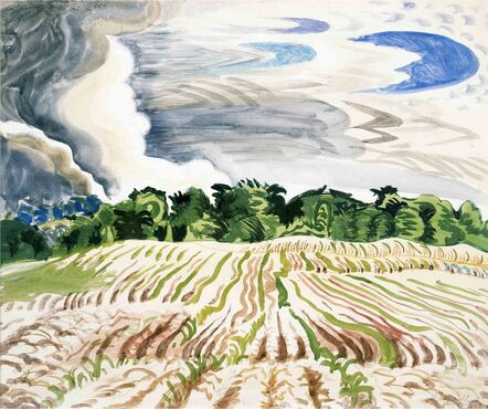 Charles Ephraim Burchfield, ‘Clearing Sky’, 1917