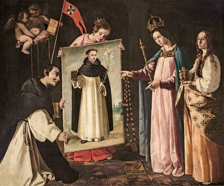 Francisco de Zurbarán, ‘Santo Domingo en Soriano (The Apparition of the Virgin to a Monk of Soriano)’, ca. 1626-1627