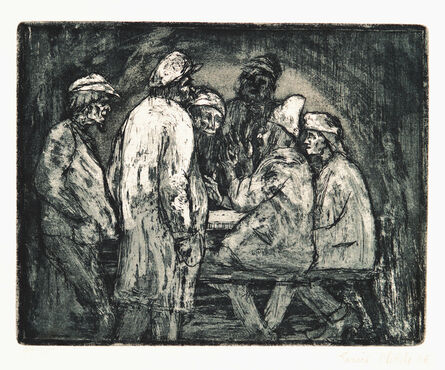 Emil Nolde, ‘Tischgesellschaft (Dinner Party)’, 1906