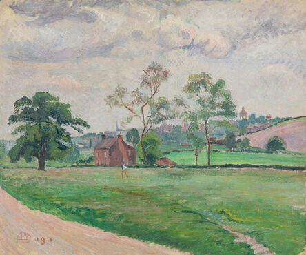 Lucien Pissarro, ‘Stormy Weather, Colchester’, 1911