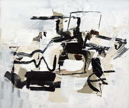 Francine Simonin, ‘Equinox - Port 2 - warm, bold, gestural abstract, acrylic on canvas’, 2012