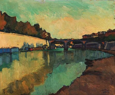 Angelo Savelli, ‘Tevere bridge’, 1945