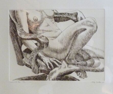Philip Pearlstein, ‘Nude on Oak Chair’, 1977